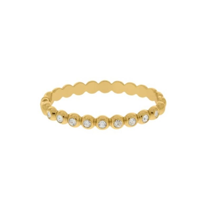 BRACELETE BOLHA PONTO DE LUZ BANHO OURO