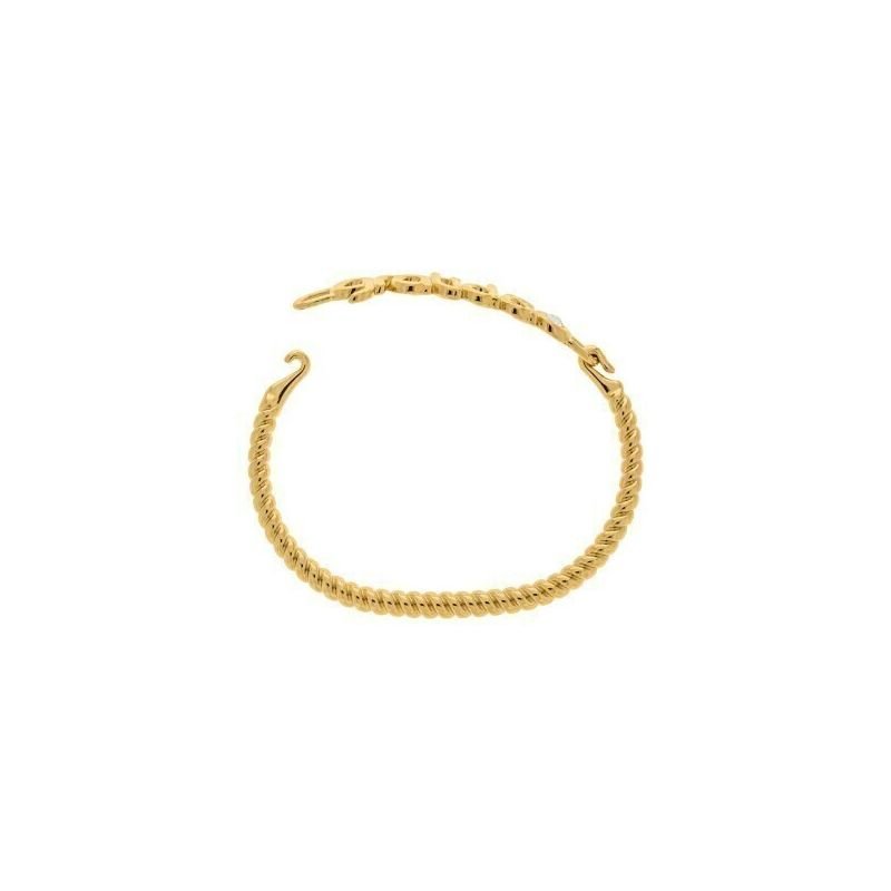 BRACELETE GRATIDÃO BANHO OURO.