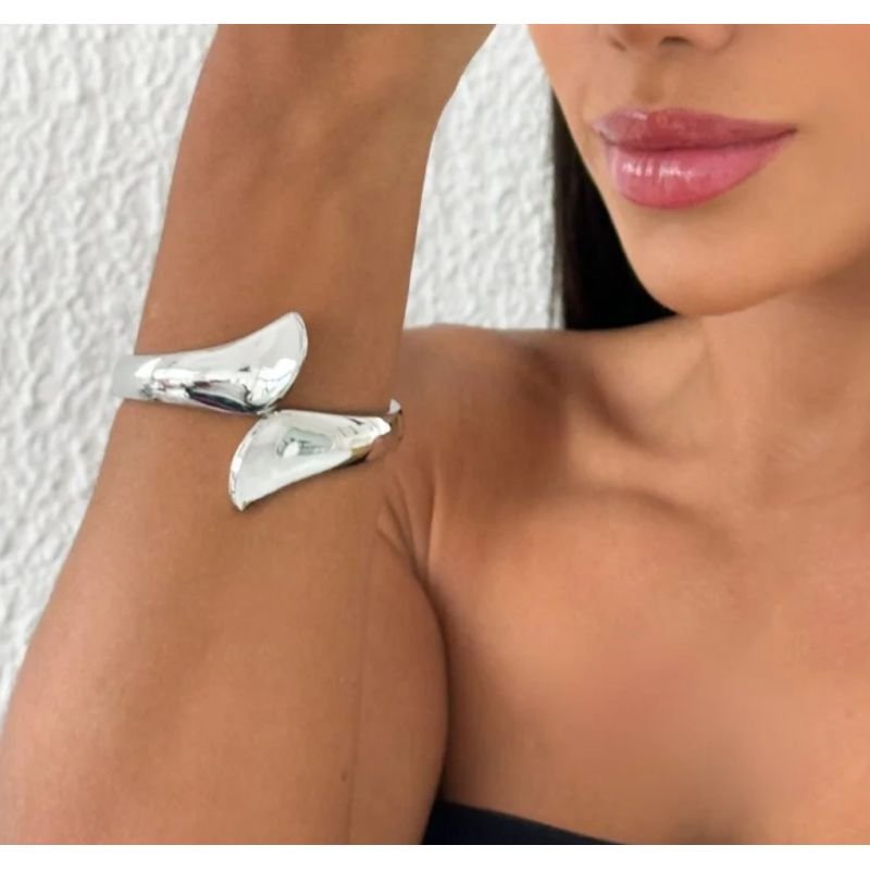 Bracelete rafa prateado