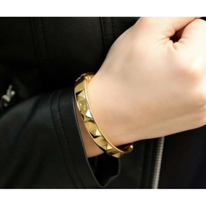 Bracelete SPIKE banho ouro