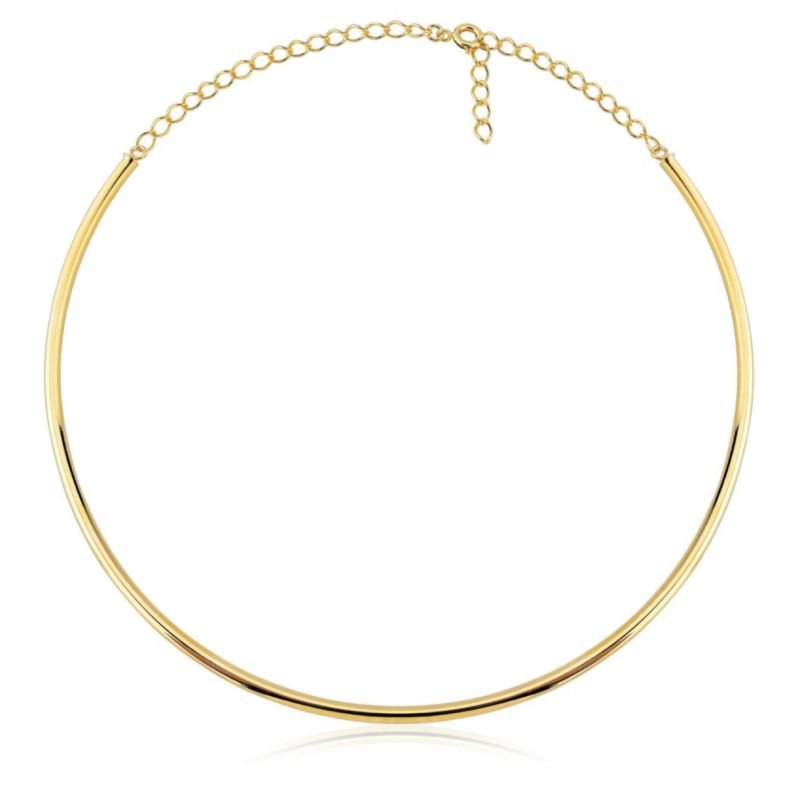 Choker aro banho ouro