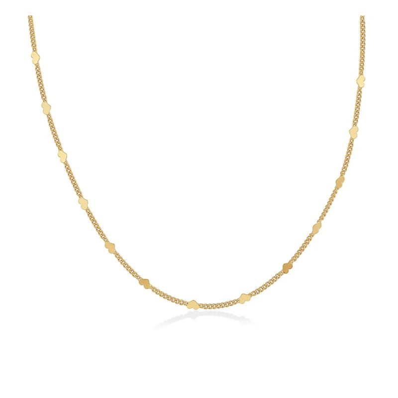 Choker coração minimalista
