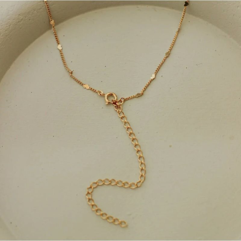 Choker coração minimalista