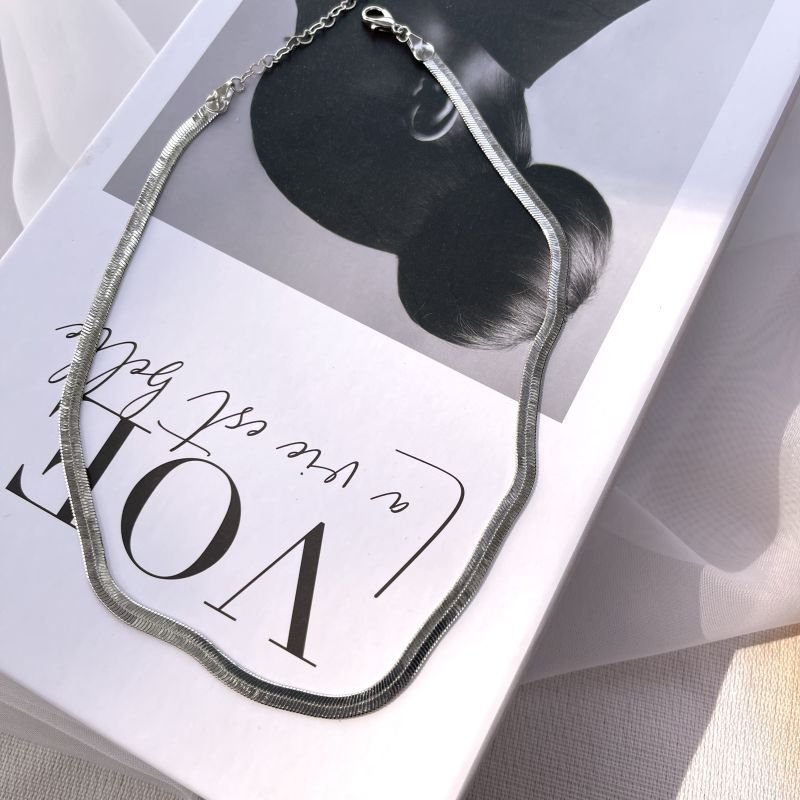 Choker fita banho prata 925