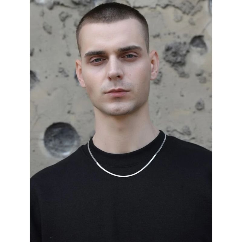 CHOKER FITA EM AÇO MASCULINO