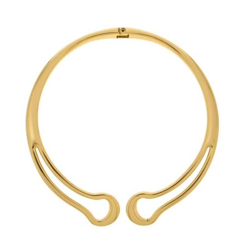 CHOKER MED BANHO OURO