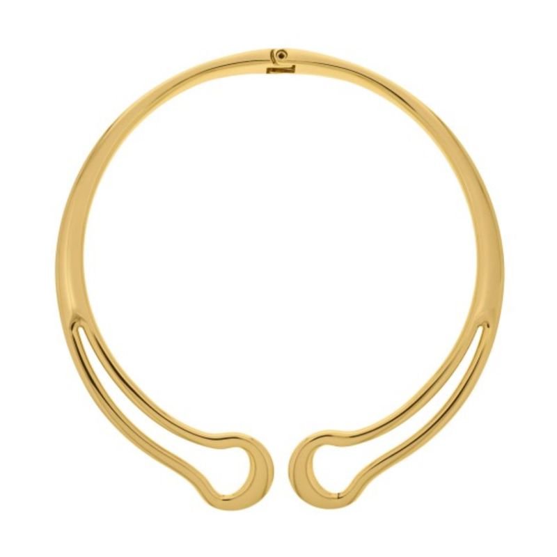 CHOKER MED BANHO OURO
