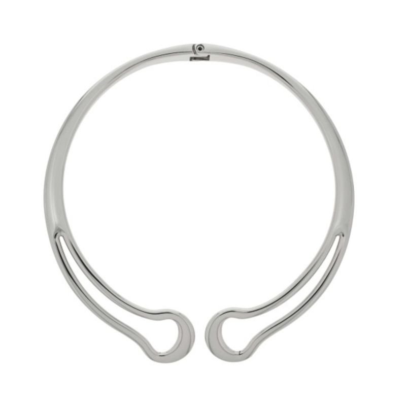 CHOKER MED BANHO PRATA