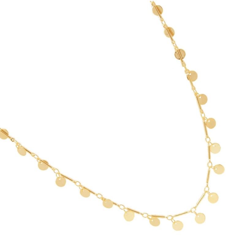 CHOKER MEDALHA BANHO OURO
