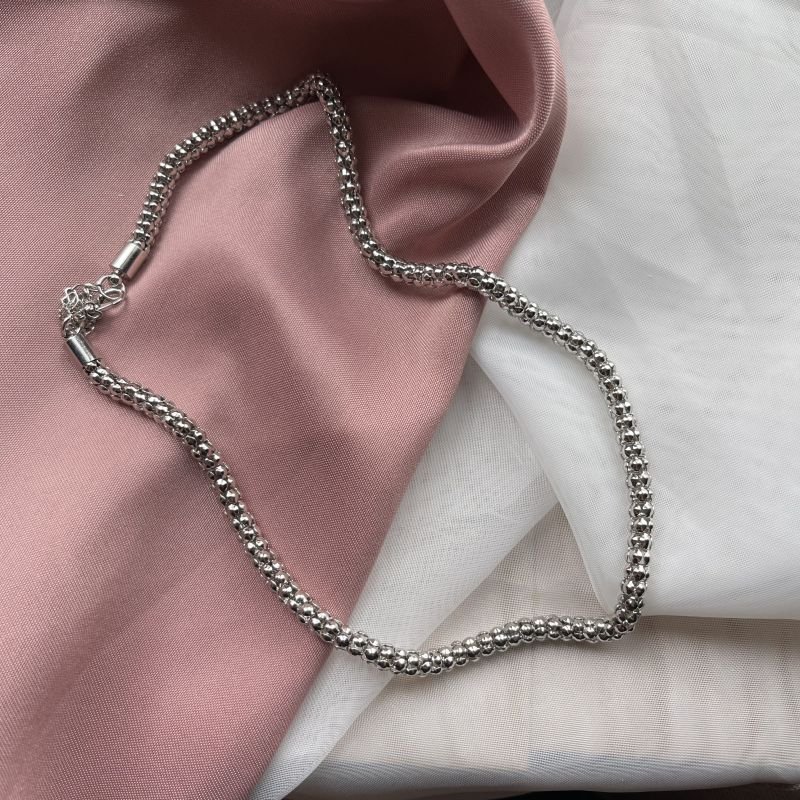 Choker tatu banho prata