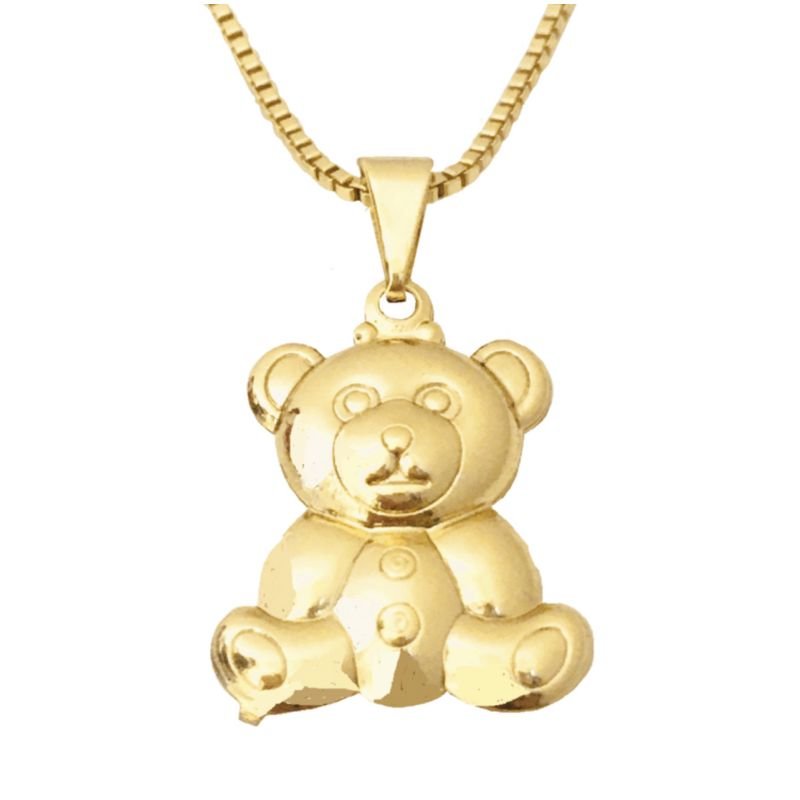 Colar ted dourado liso