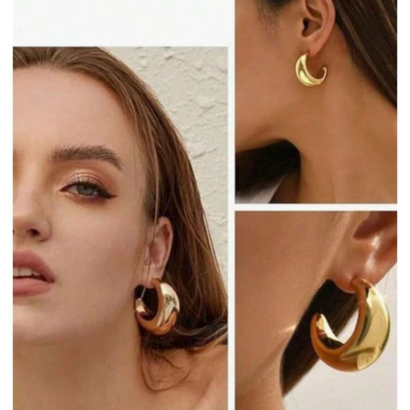 MÁXI ARGOLA BOLD BANHO DOURADO