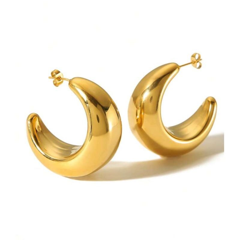 MÁXI ARGOLA BOLD BANHO DOURADO