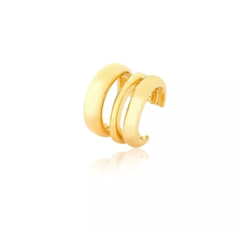 PIERCING FAKE 3 ELOS BANHO OURO.