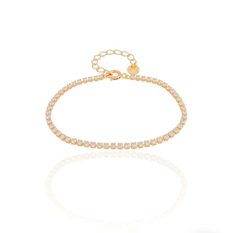 Pulseira fio de zircônias